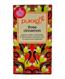 Pukka čaj Three Cinnamon - 3x skořice, bio, 20 sáčků